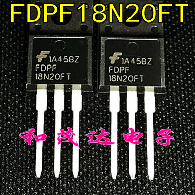 FDPF18N20FT 直插TO-220F塑封 进口场效应管MOS管 200V18A 可直拍