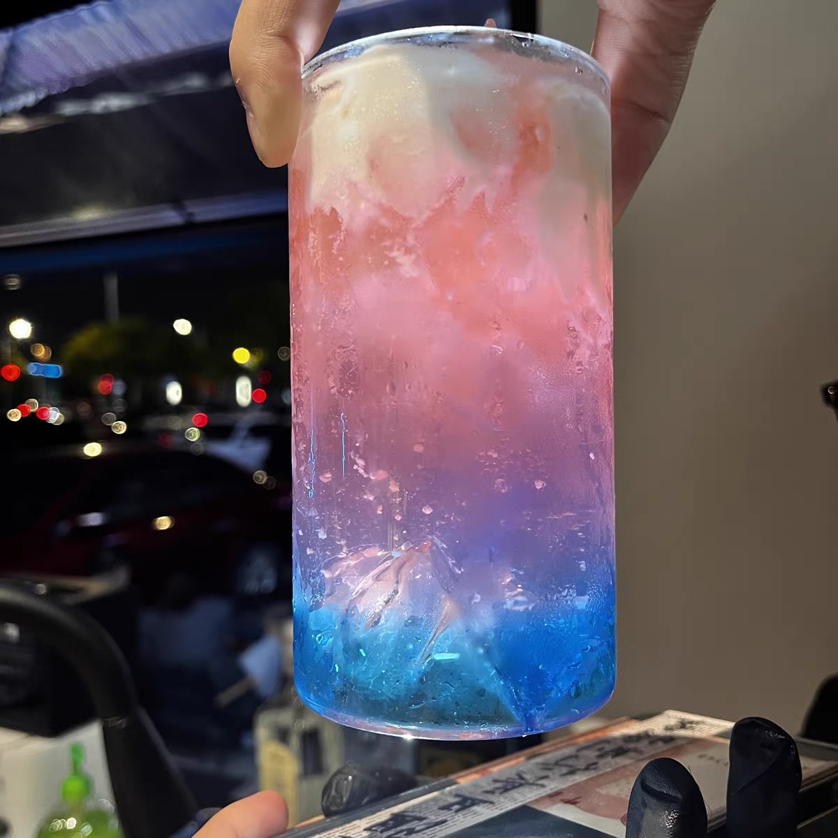 日式柯林杯轻薄酒吧直身杯长饮玻璃杯调酒杯海波长岛冰茶鸡尾酒杯