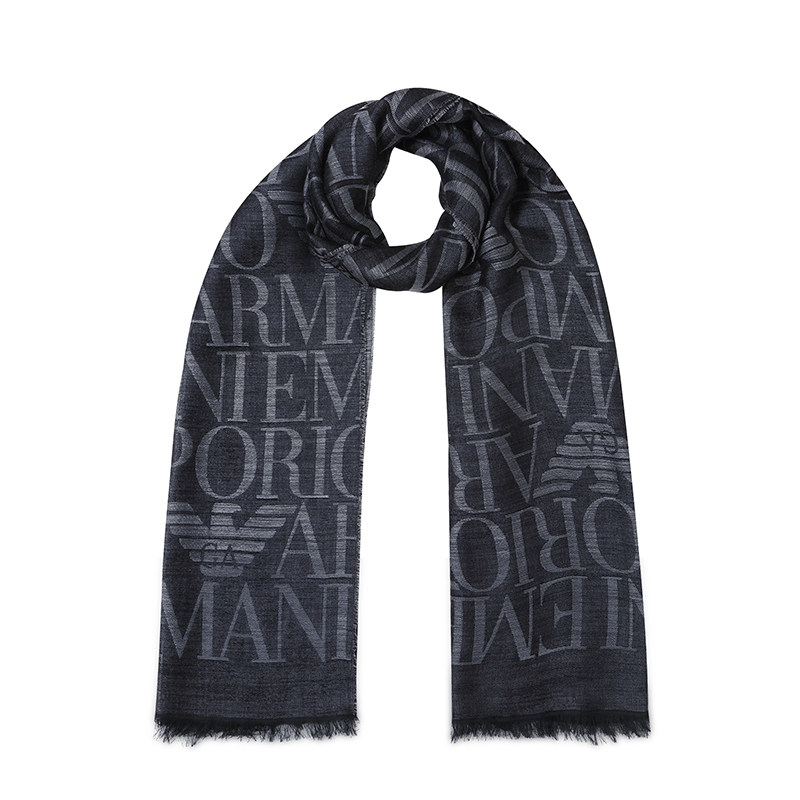 armani/阿玛尼正品男士春季羊毛舒适时尚简约围巾丝巾24精选