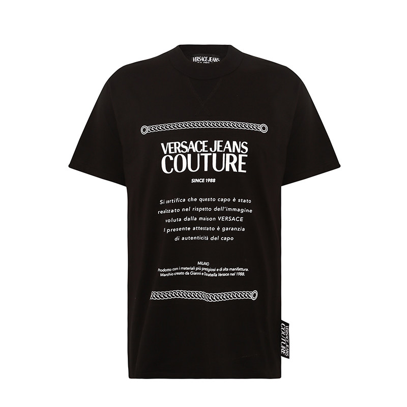 Versace/范思哲男士经典字母LOGO印花短袖T恤夏季新品奢侈品男装