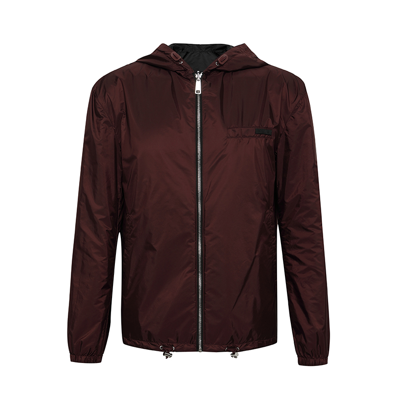 Prada/普拉达男装连帽双面穿夹克男时尚轻便男士外套商务奢侈品