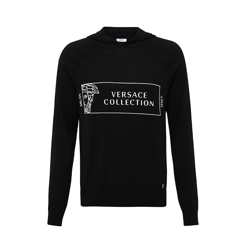 Versace/范思哲22秋冬新款套头连帽卫衣休闲时尚上衣国际大牌服饰