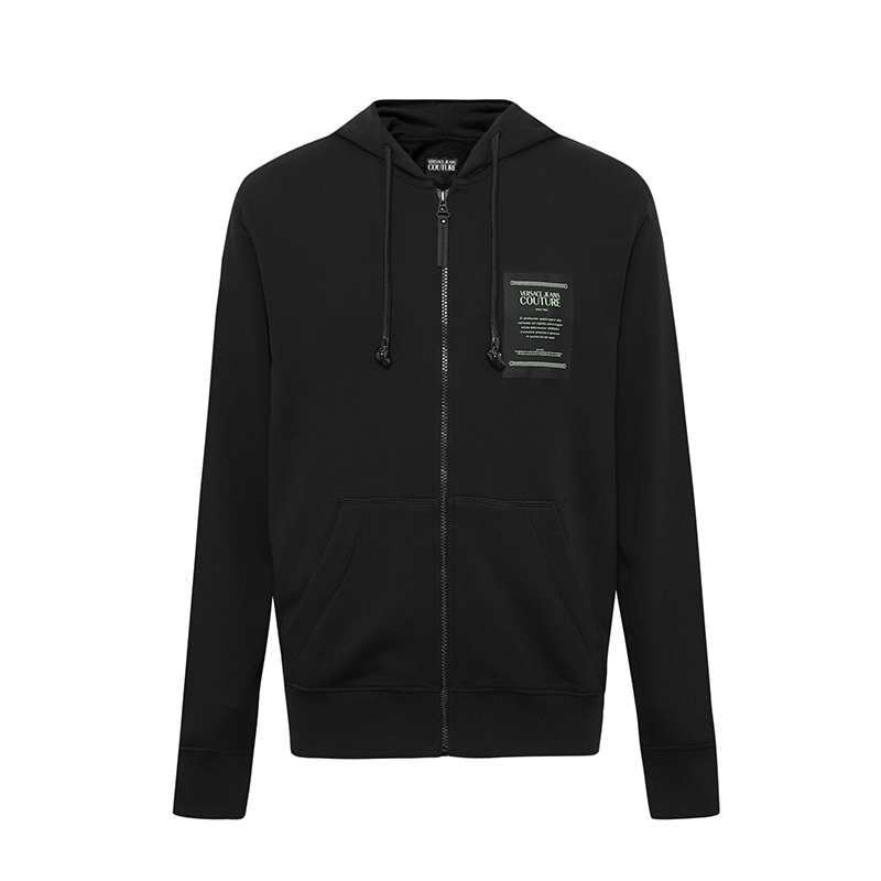 Versace/范思哲男装春夏款百搭休闲长袖开衫卫衣FW21新款奢侈品