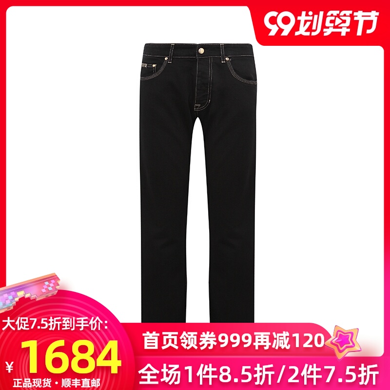 Versace/范思哲20年春夏新品男士牛仔裤进口休闲裤欧美奢侈品男装