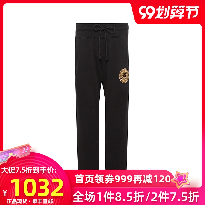 Versace/范思哲20春夏新品男士大logo休闲裤时尚潮流进口奢侈品