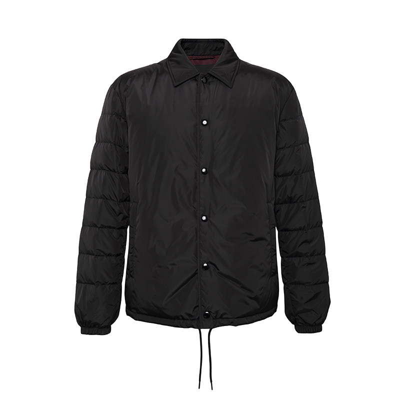 Prada/普拉达男装羽绒服翻领外套白鹅绒商务中年保暖男款进口男