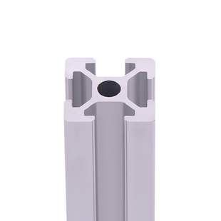 红锣工业铝型材欧标2020铝型材银白氧化铝材材料流水线铝合金方管