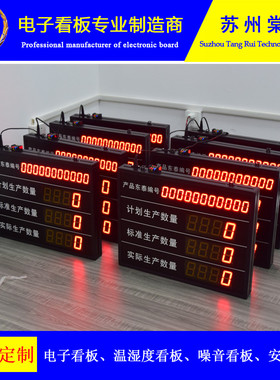 输送带流水线计数器红外线自动感应电子看板 主从站modbusTCP包邮