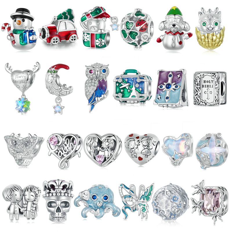 玻璃复古花纹手串散珠