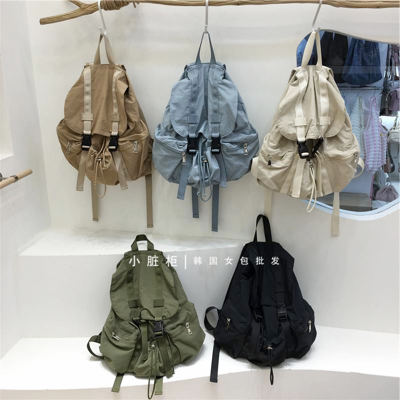 小脏柜 韩国东大门小众ins大容量尼龙轻便双肩包休闲百搭旅行背包,箱包皮具/热销女包/男包,通用款女包,淘宝优惠券,粉丝福利购,淘宝优惠卷