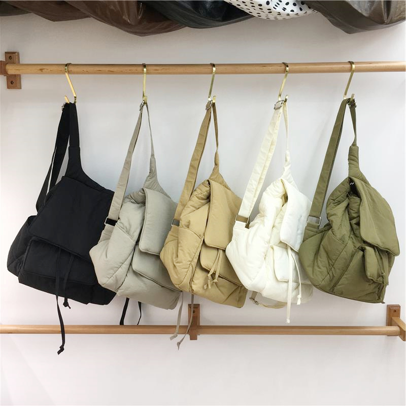 小脏柜 韩版小众ins风大容量轻便尼龙双肩背包百搭休闲通勤书包