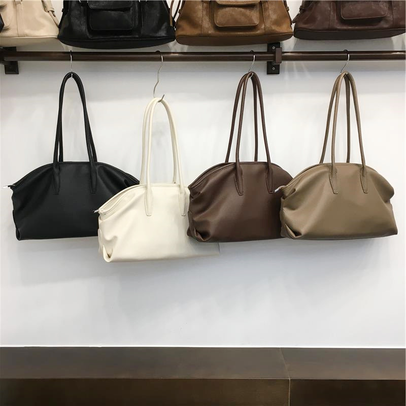 小脏柜 小众极简复古长手柄单肩腋下托特包百搭通勤老钱风手提包