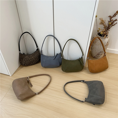 小脏柜 2025秋冬法式月牙包手提腋下hobo包时尚单肩斜挎饺子包