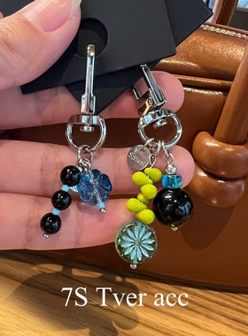 Tver Acc韩国东大门春芽手机链扣包挂精致挂件 集合珠珠挂饰