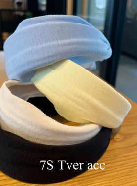 Tveracc韩国首尔糯糯宽边发箍 发饰秋冬成人宽边头箍