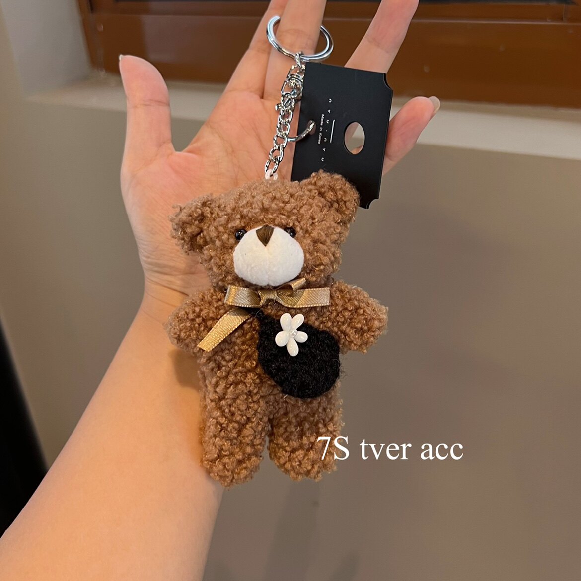 tver Acc韩国代购斜挎包包小熊包包挂件 裤子挂饰