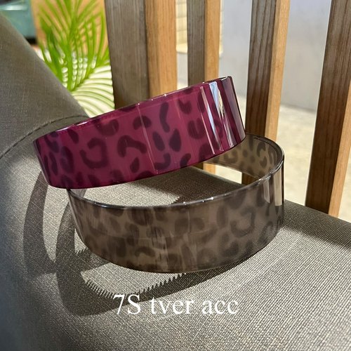 Tveracc韩国正品复古豹纹发箍女款头窟大脸显小时尚豹纹宽