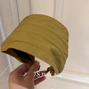 Tveracc韩国进口芥末黄绿宽阿豆设计感布艺发箍头箍发卡专柜款
