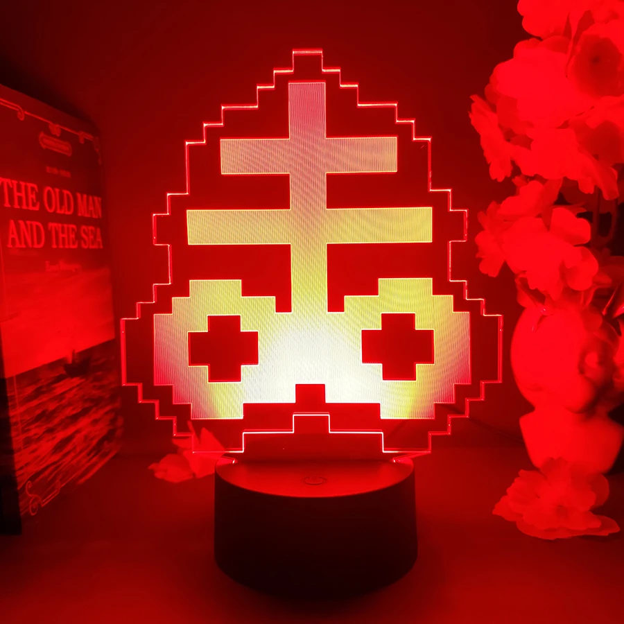 以撒的结合周边硫磺火妈刀装饰灯电脑桌面七彩氛围游戏摆件小夜灯