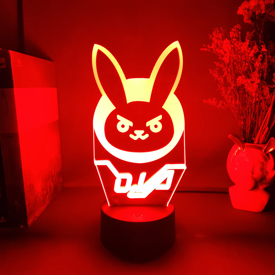 守望先锋周边DVA宋哈娜摆件小小夜灯