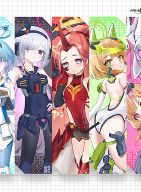 BA蔚蓝档案周边阿罗娜普拉娜小桃小绿柚子机娘系列同人周边