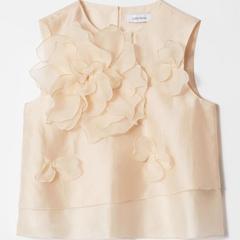 现货&OTHER STORIES无袖花朵贴花上衣2025春季新款PA1265851001