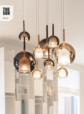 意大利penta酒杯Glo玻璃吊灯餐厅创意艺术别墅楼梯挑空书房床头