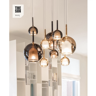 意大利penta酒杯Glo玻璃吊灯餐厅创意艺术别墅楼梯挑空书房床头