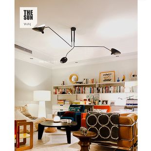 法国sergemouille吸顶灯客厅餐厅中古风复古田园法式 鸭嘴张牙舞爪