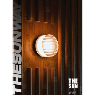 美国rbw薯片壁灯意式 客厅书房餐厅设计师创意卧室过道床头走廊