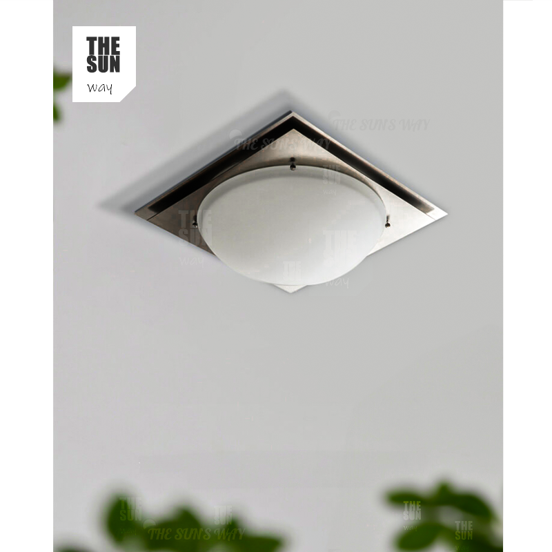 原版不锈钢丹麦包豪斯吸顶灯