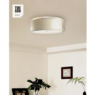 美国Marset mercer吸顶灯布艺玻璃卧室书房过道走廊阳台简约现代