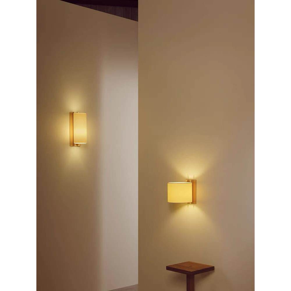 西班牙Santa壁灯中古日式诧寂风简约温馨原木设计师款艺术创意