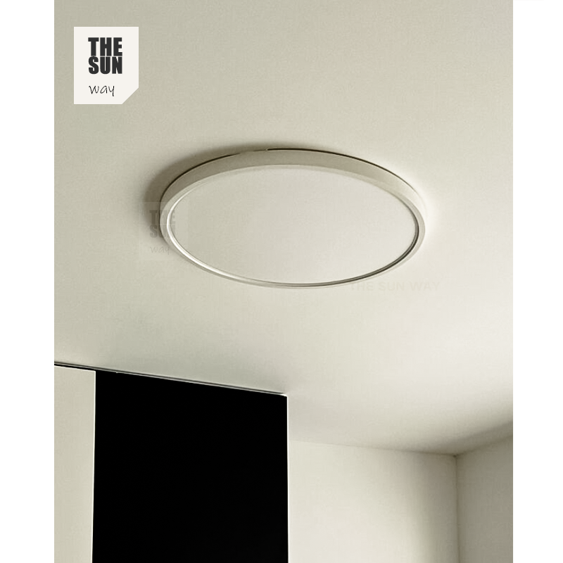 意式极简设计吸顶灯书房卧室过道现代简约设计师款超薄超窄边护眼