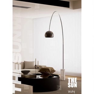 意大利Arco落地灯大理石钓鱼落地灯工业风现代极简客厅沙发设计师