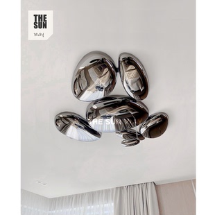 意大利阿特米德SKYDRO设计师吸顶灯客厅灯后现代个性 创意鹅卵石