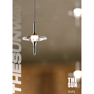 饰多头水晶小吊 轻奢高级氛围感床头玄关装 意式 屏风楼梯吊灯法式