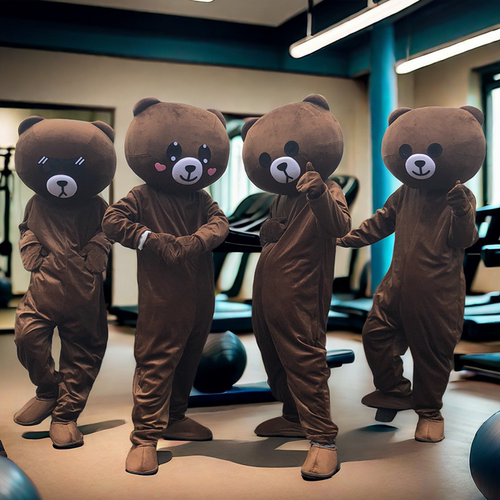 网红熊卡通人偶服装 大熊猫玩偶服发传单衣服活动演出道具COS头套