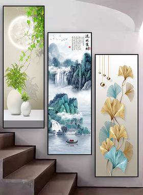 客厅玄关贴画墙贴装饰遮丑自粘壁画背景墙客厅走廊过道贴纸画立体