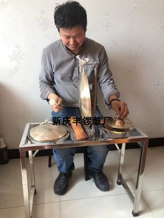 新款一打三锣架鼓子可折叠不锈钢架子京剧豫剧粤剧用组合锣鼓架子