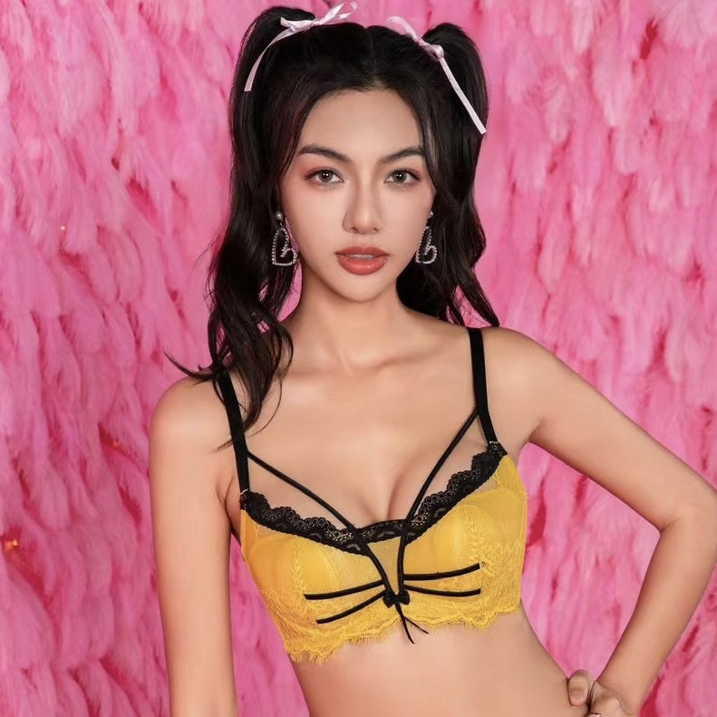 布迪设计 神秘女王超薄兔耳大胸显小上托文胸适合大胸型BNAWE106