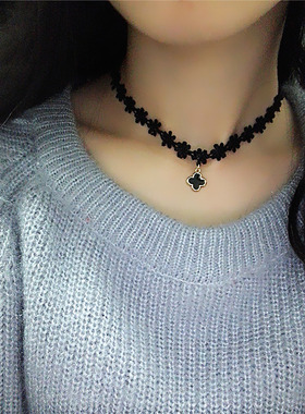 春夏甜美镂空小雏菊花朵颈饰项链