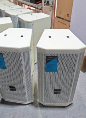 促销B-8白色喷漆音箱BGBL8英寸专业音箱KTV舞台演出会议音箱750瓦