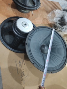 15寸双音圈喇叭140磁35芯双音圈280瓦纸边全频喇叭拉杆充电音响喇