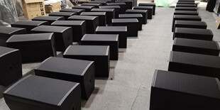 全新12寸专业音响空箱体喷漆音响中纤板高档箱体全套KTV舞台音响