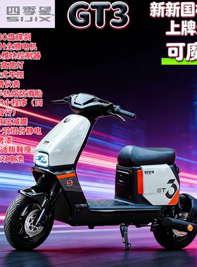 四季星GT3新国标极核EZ2i同款电动车无需驾照大功率电机高速外卖