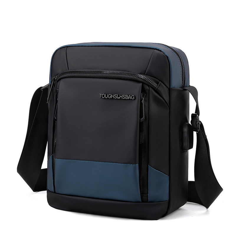 新款男士包包单肩包运动小男包潮防水尼龙布斜挎包帆布背包斜跨包