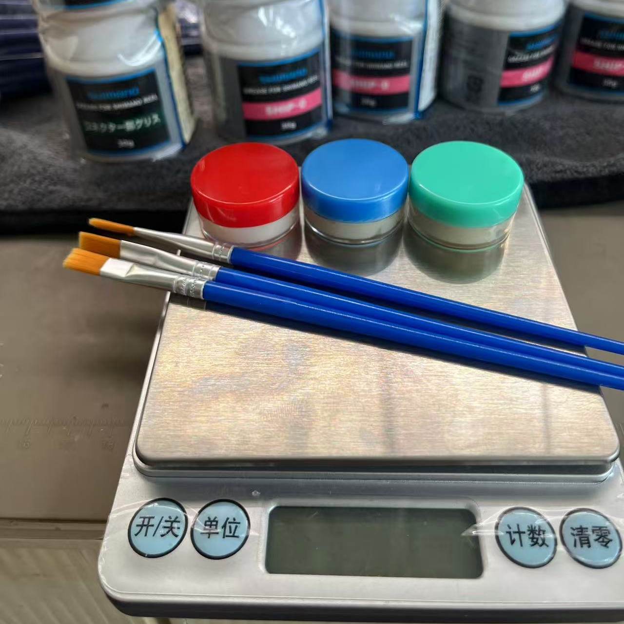 禧玛诺水滴轮保养油路亚渔轮润滑油脂阻尼脂水滴轮鼓轮专用齿轮油