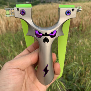 新款大炮弹弓成年人户外实战竞技弹弓威力精准恶魔五代小恶魔弹弓