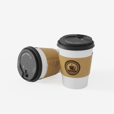咖啡杯贴图 3D模型设计素材 coffee效果展示 产品设计 rhino犀牛